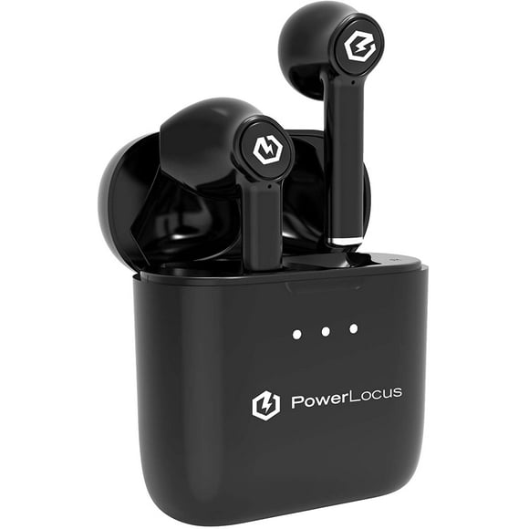 PowerLocus Écouteurs Sans Fil Véritables Écouteurs Sans Fil, Écouteurs Sans Fil, Écouteurs Bluetooth Intra-Auriculaires avec Stéréo HD,