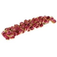 thumbnail image 1 of Ramo de flores artificiales de camelia preservada, 60 unidades, para novia, dama de honor, con flores para el hogar, la oficina, la boda, la fiesta, decoración artística. Rosa roja, 1 of 9