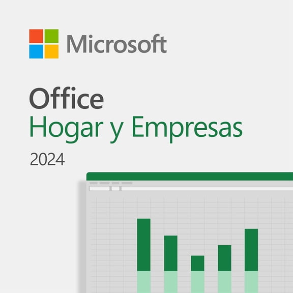 Licencia perpetua Office Microsoft Home and business 2024 1 dispositivo Incluye Word, Excel, PowerPoint y Outlook (caja)