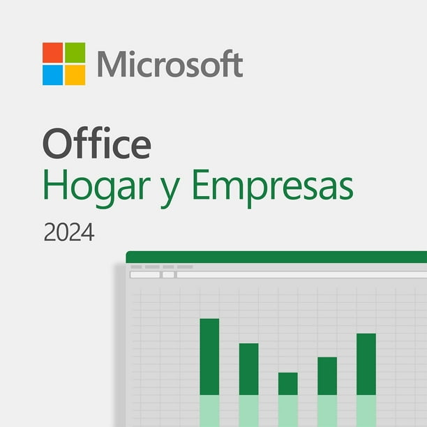 Licencia perpetua Office Microsoft Home and business 2024 1 dispositivo Incluye Word, Excel, PowerPoint y Outlook (caja)