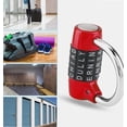 5 digit combination lock, padlock 5 letter word lock, outdoor ...