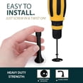 thumbnail image 4 of Mega Handles Spring Door Stopper 3.35 Inches, Heavy Duty Rustproof Iron with Flexible Spring and Durable Rubber Tip, Easy Installation, Safe for Kids, 4 of 5