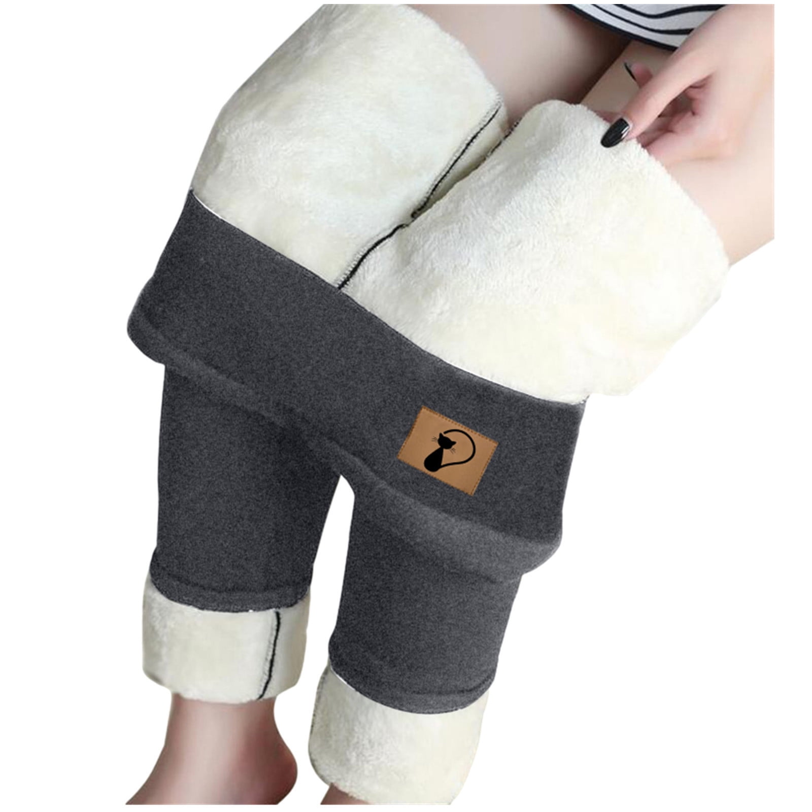 Fleece lined cashmere leggings Clearance