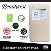 Beautyrest Studio Dreamwell Nights 5.5" 242 Interlocking Coils Dual Sided Crib and Toddler Crib Mattress