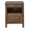 thumbnail image 3 of Stonebrook Nightstand with 2 USB Ports in Wood Classic Walnut Finish, 3 of 10