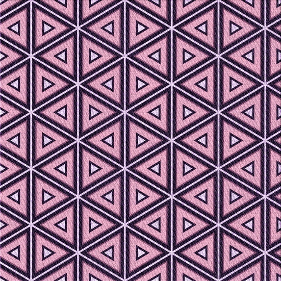 Ahgly Company Machine Washable Indoor Square Transitional Dark Purple Area Rugs, 8' Square