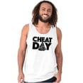 thumbnail image 5 of Cheat Day Pizza Fitness Food Craving Tank Top T Shirts Men Women Brisco Brands L, 5 of 6