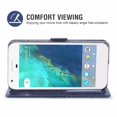 thumbnail image 3 of Case for Google Pixel Xl Mobile Phone Case with Magnetic Closure, Stand Function And Card Slot - Case Cover Protective Cover Pouch Book Folding Style, Blue, 3 of 7