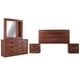 thumbnail image 1 of Recamara King Size Kessa Muebles Arlette 5 Piezas Nogal, 1 of 12