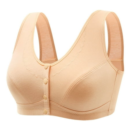 Mchoice Bras for Women Blissful Benefits Underarm-Smoothing with Seamless Underwear Stretch Wireless Lightly Lined Comfort Bra