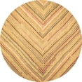 thumbnail image 1 of Ahgly Company Indoor Round Southwestern Brown Country Area Rugs, 7' Round, 1 of 4