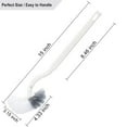 thumbnail image 2 of Toilet Bowl Cleaner Brush | Heavy Duty Cleaning Wand with Under The Rim Scrubber, Non-Slip Handle, Storage Caddy | Bathroom Supplies,White,F27197, 2 of 5