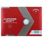 Callaway Chrome Soft 22 Triple Track Golf Balls 12pk White