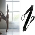 thumbnail image 5 of Correa de , correa de estiramiento de , ejercicio de flexibilidad, multifuncional, profesional, elástica, ajustable, cinturón de estiramiento Negro, 5 of 5