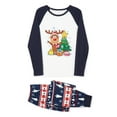 thumbnail image 3 of DuAnyozu Christmas Family Pajamas Set Reindeer Pattern Tops And Pants, 3 of 9