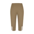 thumbnail image 7 of Luvrsol Plus Capri Leggings for Women Quick Dry Tummy Control High Waisted Skinny Pants 4-Way Stretch Workout Yoga, Size L-5XL, 7 of 7