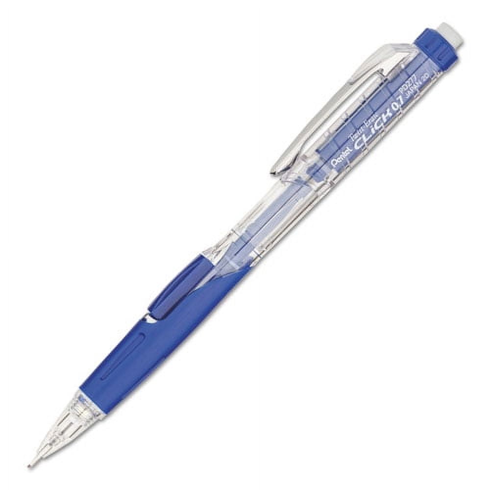 Twist-Erase Click Mechanical Pencil, 0.7 Mm, Hb (#2.5), Black Lead, Blue Barrel | Bundle of 5 Each