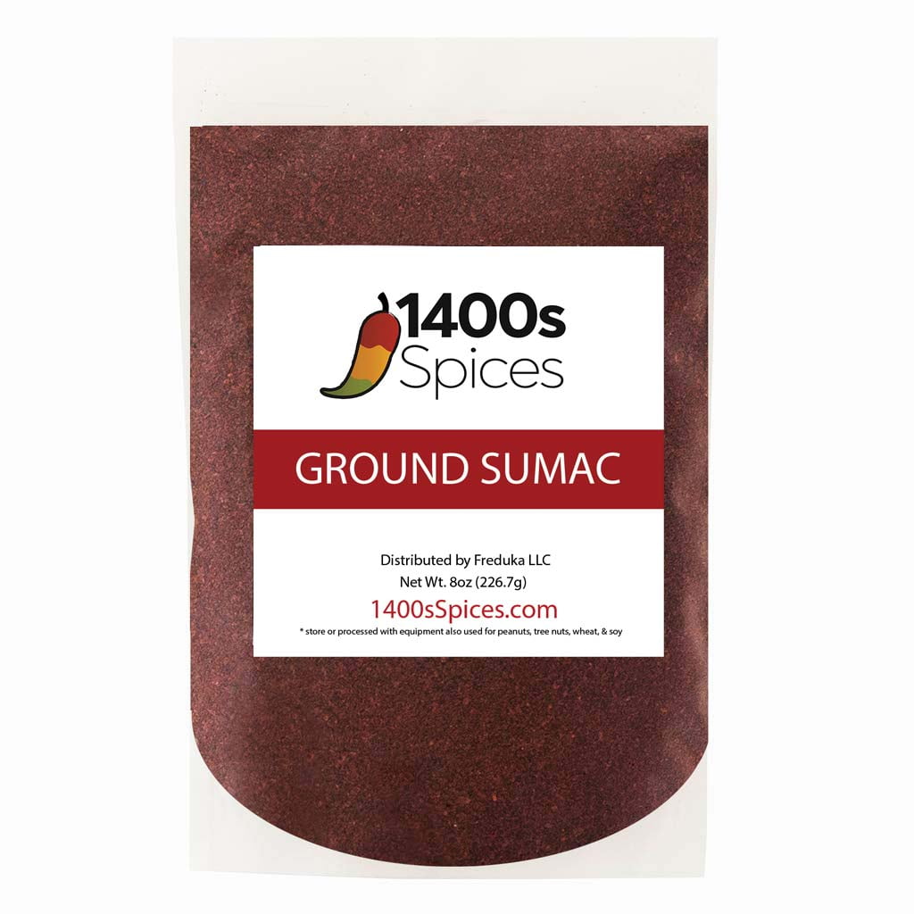 8oz Sumac Spice Powder, Ground Sumac Seasoning Spice by 1400s Spices
