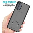 thumbnail image 3 of Case with Clip for Moto G 5G (2022), Nakedcellphone Slim Hard Shell Phone Cover with Kickstand and [Rotating/Ratchet] Belt Hip Holster Holder Combo for Motorola XT2213 Series - Black, 3 of 10