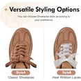 thumbnail image 5 of Women's Ribbon Lace-Up Fashion Sneakers Arch Support Walking Shoes, 5 of 6