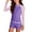 Purple30, variant on Amidoa Girls Rash Guard Print 2 Piece Set – Long Sleeve UPF 50 Sun Protection Swimwear,Surfing Bathing Suit for Kids,Blue,12