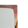 thumbnail image 2 of Ambesonne City Fitted Sheet, Prague Riverside Autumn, Twin XL Size, Pink Orange, 2 of 2