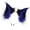 Black and blue, variant on Handmade Faux Furs Cats Wolf Foxes Dog Ears Headband Halloween Cosplay Party Costume Furry Ears Hair Hoop Gift