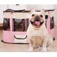 thumbnail image 5 of Recinto interior redondo plegable (Rosa-S:70*70*40 cm), tienda portátil para mascotas al aire libre, 5 of 5