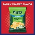 Utz Ripples Sour Cream & Onion Potato Chips, GlutenFree, Party Size
