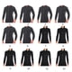 thumbnail image 5 of Greeniant Chaqueta de buceo de alta eficiencia a prueba de frío Material de nailon buena elasticidad trajes de baño fuerte protector solar cuero Deportes acuáticos Hombres Negro 3XL Greeniant  OD020694-06, 5 of 6