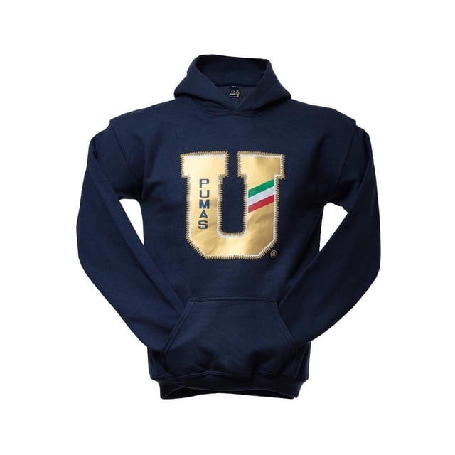 Sudadera Pumas Old School Sports Para Hombre Talla GD Azul marino/gris