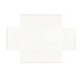 thumbnail image 2 of Lush Decor Coastal Chic Scalloped Edge Baby Crib Skirt Single 28" W x 52" L + 16" Drop Neutral - Scalloped Crib Skirt - Gender Neutral Nursery Decor - White Crib Skirt, 2 of 6