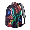 thumbnail image 3 of Outer Space Galaxy Students Backpack Space Geek Celestial Cosmic Design, Lightweight School Bag with Adjustable Straps for Students’s Travel and School Use, 3 of 6