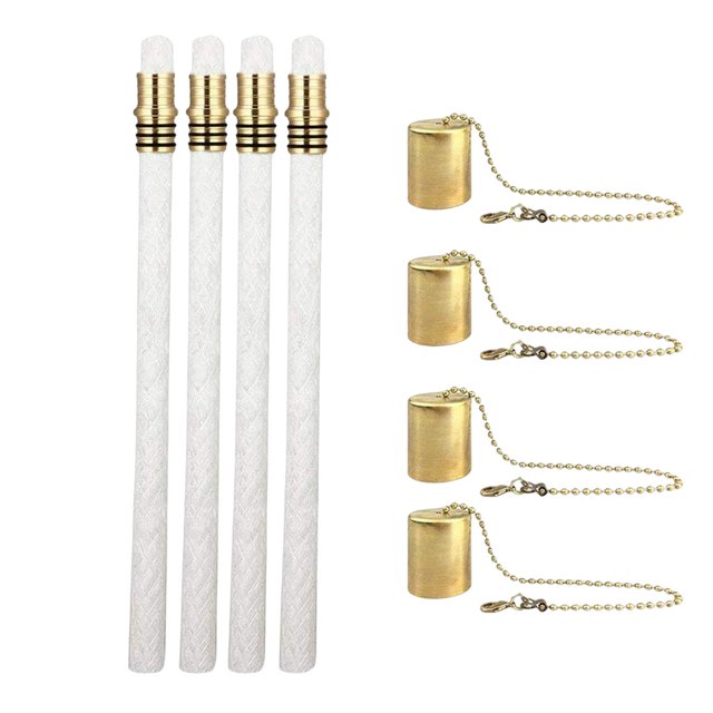 4 Unids Botella de Vino Sunnimix Kit de Mechas de fibra de vidrio para Garden Party Cumpleaños