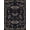 Navy Blue Mauve Gold, Pattern 4, variant on Design&I 2'x3' Washable Throw Rug Low Profile Daily Traffic Ready Accent Moth Gothic Butterfly Botanical Scrolls Scroll Vintage Flowing Dynamic for Hallway, Laundry Room