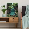 thumbnail image 5 of Lush Forest River Canyon Canvas Print, Perfect Wall Art for Living Room Bedroom Dining Room Office Hotel Lobby Home, 5 of 8