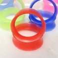 thumbnail image 3 of Jiaroswwei 2 Pcs Soft Silicone Ear Flesh Tunnels Plug Stretcher Piercing Gauge Earrings, 3 of 7