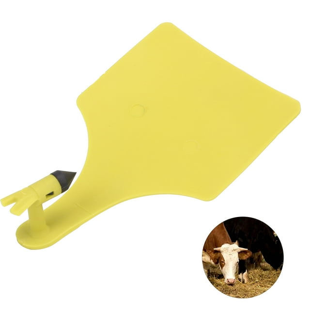 Ear Tags, Extra Large Livestock Extra Large Ear Tags 10pcs Livestock Plastic Ear Tags Ear Tags For Goat Sheep Cattles For Goat For Cattles For Sheep For Cows Yellow,Blue,Red