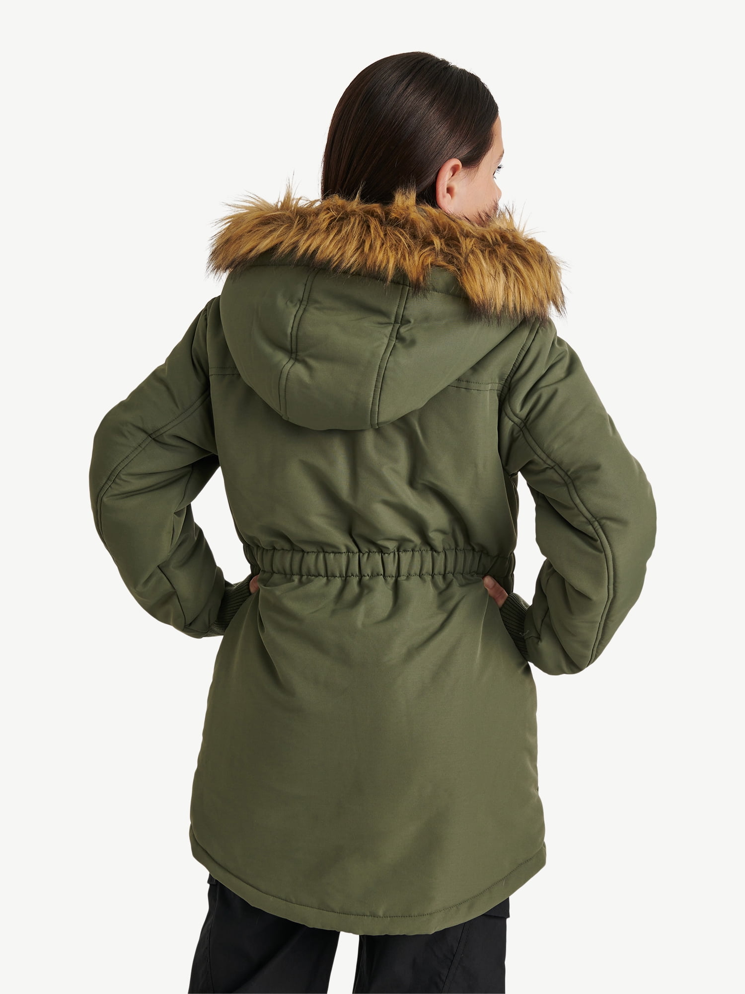 Justice Girl's Canvas Parka, Sizes XS - XL