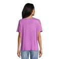 Time And Tru Womens Textured V Neck T Shirt 2 Pack Sizes Xs Xxxl