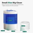 thumbnail image 3 of shyuyusa Mini Multifunctional Washing Machine Portable Foldable Small Laundry Device for Dormitory Travel Underwear Cleaning, 3 of 7