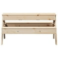thumbnail image 3 of vidaXL Picnic Table with Sandpit for Kids Solid Wood Pine, 3 of 5