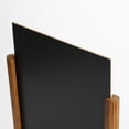thumbnail image 4 of M&T Displays Classic Desktop Menu Holder with Chalkboard, Portrait Table Top Sign Holder, Ad Frame for Restaurant, Store, Office, Wedding, Party, Event (2 Pack) (Dark Wood, 5.5x8.5), 4 of 7