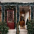 thumbnail image 5 of Christmas Tinsel Ribbons Green Cane Ribbon Garland Xmas Tree Hanging Pendent Ribbons Wreath Ornaments Xmas Party Home Decoration, 5 of 5