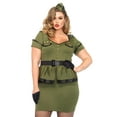thumbnail image 3 of Leg Avenue Plus Size 3-Piece Commander Cutie Adult Halloween Costume, 3 of 7