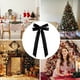 thumbnail image 5 of Lazos de Navidad de terciopelo Paquete de 16 | Envoltura de regalo navideña, decoración de árbol y corona, tela suave reutilizable, rojo 19.5x10cm | Accesorios para bolsas de dulces para fiestas de, 5 of 7