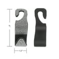 thumbnail image 6 of Auto Drive Rhinestone Headrest Hooks, Silver, 2 Pack, Universal Fit, 6 of 13