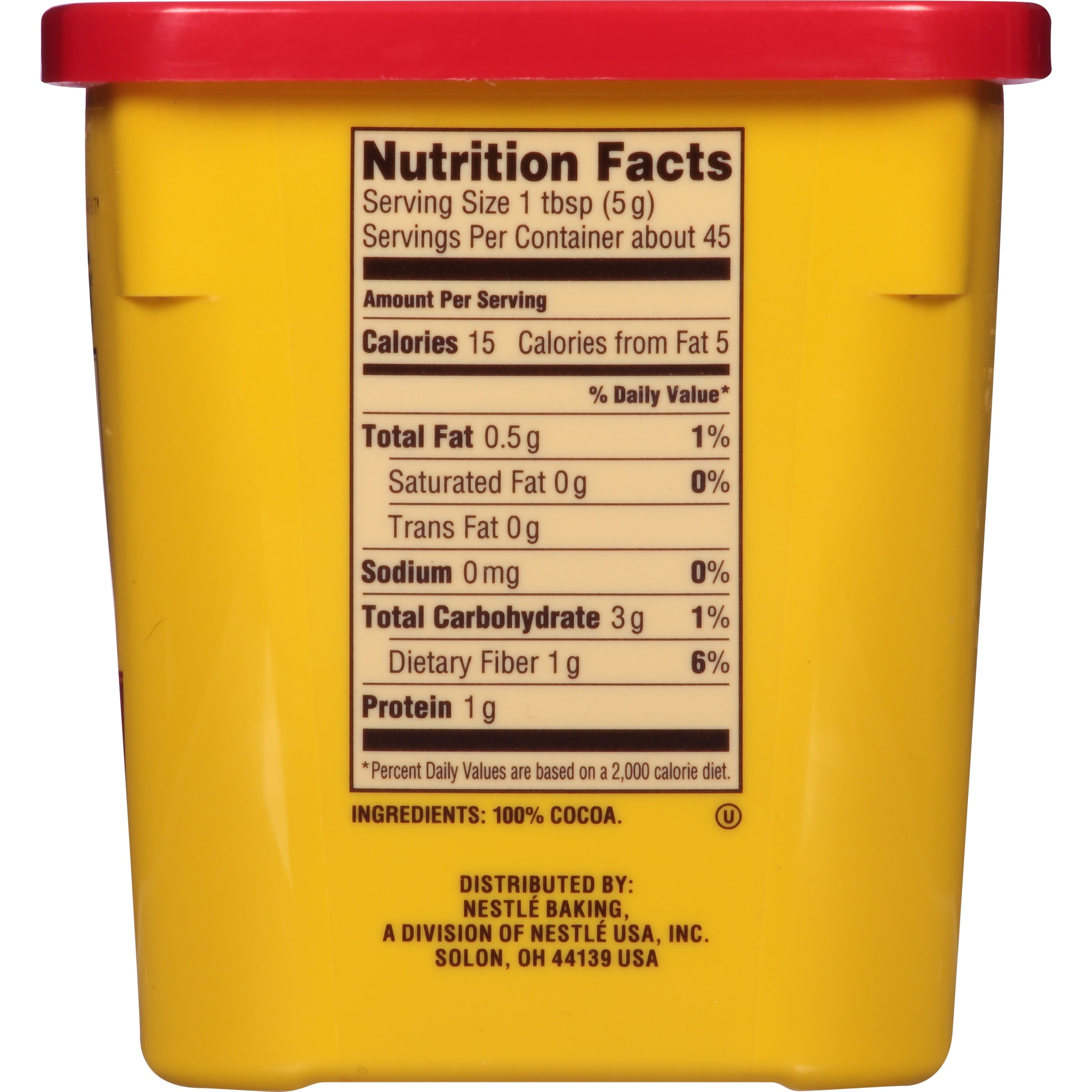 Nestle Unsweetened Cocoa Powder Nutrition Facts Nutrition Ftempo
