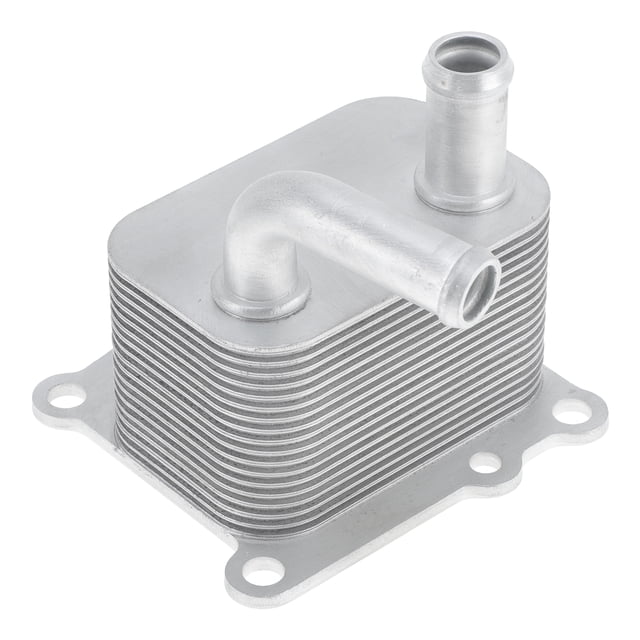 Enfriador de Aceite del Motor Unique Bargains para Ford Focus 1999-2005 Enfriador de Aceite de Transmisión No. 2M5Q6B624BC Aleación de Aluminio Tono Plateado 1 Pcs