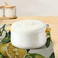 Wuche Lemons Leaves Flowers Linen Cloth Placemats Set of 4 for Elegant
